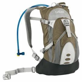 Ein Rucksack mit einer Wassertasche CAMELBAK Luxe Omega Silber/braun