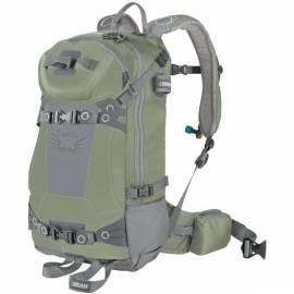Ein Rucksack mit einer Wassertasche CAMELBAK Hellion Omega grau/grün