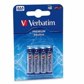 Datasheet VERBATIM alkaline-Batterien R03 AAA, 1 3.5V 4ST (49920)