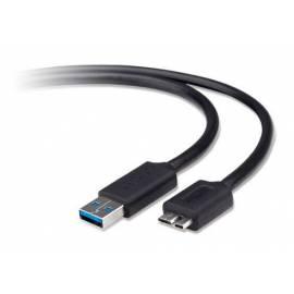 PC zu BELKIN USB 3.0 MicroB, weißen, Kabel 1.8 m (F3U166cp 1.8 MWHT)