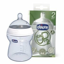 CHICCO Baby Flasche 250 ml Kunststoff Step Up, Silik. d., 2 +