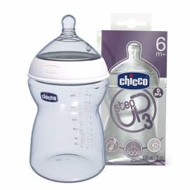 CHICCO Baby Bottle 330 ml Kunststoff Step Up, Silik. d, 6 +