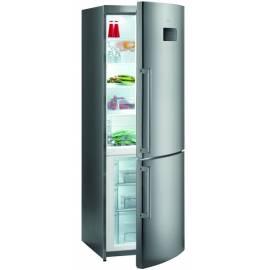 Kombination Kühlschrank mit Gefrierfach GORENJE NRK 6182 MX Edelstahl