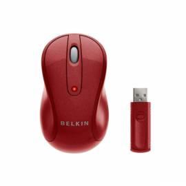BELKIN Wireless USB Maus (F5L075cwUSB-rot) rot