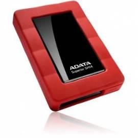 externe Festplatte A-DATA 750 GB USB 3.0 Superior Serie SH14 (ASH14-750GU3-CRD) rot Bedienungsanleitung