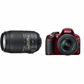 Digitalkamera Set Zrcadlovka Nikon D3100 + 18-55 AF-S DX VR 55-300 AF-S VR