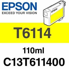 Tinte Nachfüllen EPSON T611400, 110ml (C13T611400) gelb