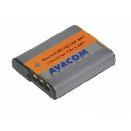 Datasheet Ich habe die Sony NP-BG1N, FG1 Li-Ion 3,7 V 950mAh 3,4 Wh (orange Index-Version 2011)