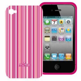 Puro Schutzhülle iPhone 4 COVER LINE Pink/rot Gebrauchsanweisung