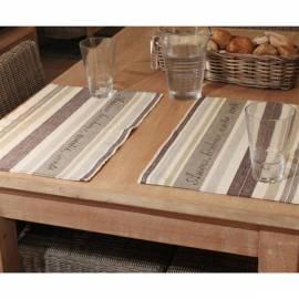 Tischsets-2 Stück im Paket HD Home Design (B11172), Beige/Strip - Anleitung