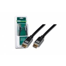 Kabel Digitus HDMI/A High Speed Ethernet, 5 m, blister, CU, AWG30, 2 X geschirmt, M/M, UL, vergoldet - Anleitung