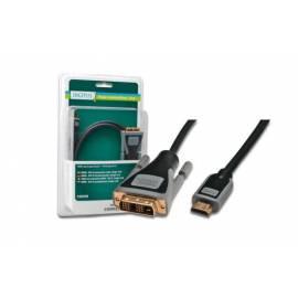 Kabel Digitus HDMI/A, DVI-D-prop.kabel, Single Link, pozl.kont., AWG30, 3 m, Blister Gebrauchsanweisung