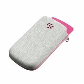 PDF-Handbuch downloadenBlackBerry Handy Case für BlackBerry 9800, 9810/Leder weiß mit rosa Elemente