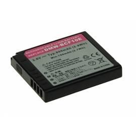 AKU Panasonic CGA-S106E, DMW-BCF10 Li-Ion 3,6V 800mAh 2.9Wh Verze 2011 - Anleitung