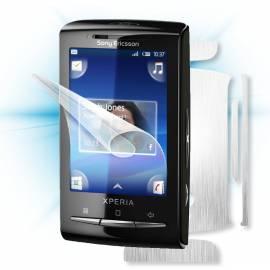 Schutzfolie Screenshield Bildschirm + Carbon skin (Silber) für Sony Ericsson Xperia Mini (ST15) Bedienungsanleitung