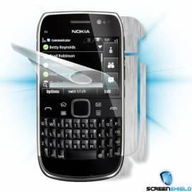 Handbuch für Schutzfolie Screenshield Bildschirm + Carbon skin (Silber) für das Nokia E6-00