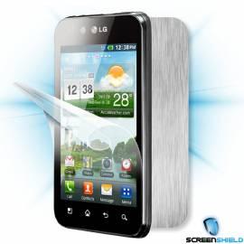 Schutzfolie Screenshield Bildschirm + Carbon skin (Silber) für das LG Optimus Black P970 Gebrauchsanweisung