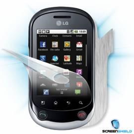 Bedienungsanleitung für Schutzfolie Screenshield Bildschirm + Carbon skin (Silber) für das LG Optimus Chat C550