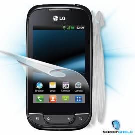 Schutzfolie Screenshield Bildschirm + Carbon skin (Silber) für das LG Optimus NET P690 Bedienungsanleitung