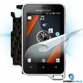 Handbuch für Schutzfolie Screenshield Bildschirm + Carbon skin (Kunstleder) für Sony Ericsson Xperia (ST17)