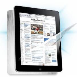 Schutzfolie Screenshield Bildschirm + Carbon skin (Silber) für das Apple iPad Gebrauchsanweisung