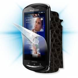 Benutzerhandbuch für Schutzfolie Screenshield Bildschirm + Carbon skin (Kunstleder) für Sony Ericsson Xperia pro (MK16i)