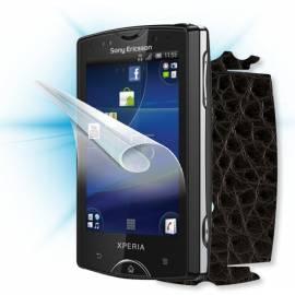 Bedienungsanleitung für Schutzfolie Screenshield Bildschirm + Carbon skin (Kunstleder) für Sony Ericsson Xperia Mini pro (SK17)