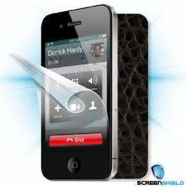 Schutzfolie Screenshield Bildschirm + Carbon skin (Kunstleder) für Apple iPhone 4 s - Anleitung