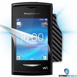 PDF-Handbuch downloadenSchutzfolie Screenshield Bildschirm + Carbon skin (schwarz) für das Sony Ericsson hospedandome W150