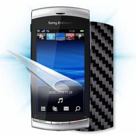 Bedienungsanleitung für Schutzfolie Screenshield Bildschirm + Carbon skin (schwarz) für Sony Ericsson Vivaz pro U8i