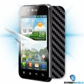 Benutzerhandbuch für Schutzfolie Screenshield Bildschirm + Carbon skin (schwarz) für das LG Optimus Black P970