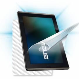 Bedienungshandbuch Schutzfolie Screenshield Bildschirm + Carbon skin (weiss) für Asus EEE Pad Transformer-Tabletten