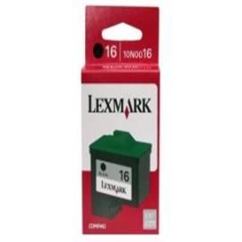 Tintenpatrone LEXMARK 10N0016E groß black