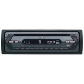 Autoradio Sony CDX-S2250 CD/MP3, schwarz Gebrauchsanweisung