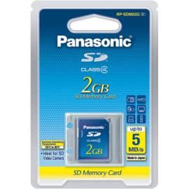Datasheet Speicherkarte Panasonic RP-SD SD-M02GE1-A, 2 GB