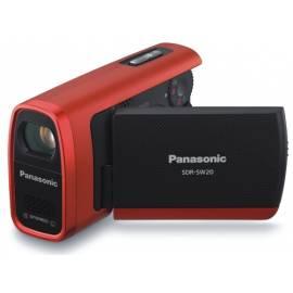 Panasonic Camcorder SDR-SW20EP-R, SD, rot