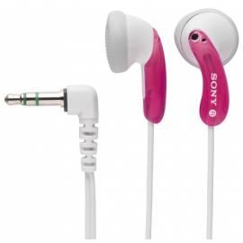 SONY MDR-E10LP Kopfhörer Weiss/Rosa Gebrauchsanweisung