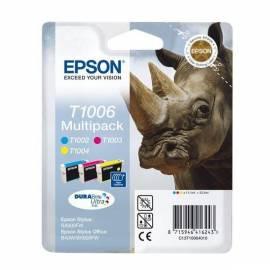 Handbuch für Tinte Nachfüllen EPSON T1006, 3 x 11 ml (C13T10064010) blau/gelb/rosa