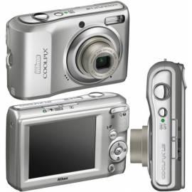 Nikon Coolpix L19 Digitalkamera Silber (Silbrig glänzend)