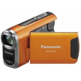 PANASONIC Camcorder SDR-SW21EP-D-Orange-Orange