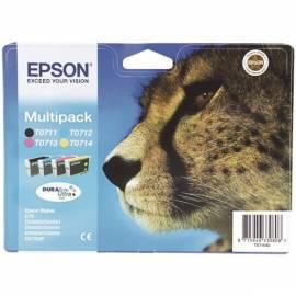 Tinte Nachfüllen EPSON T0715, 3 x 6 ml, 1 x 7ml (C13T07154010) schwarz