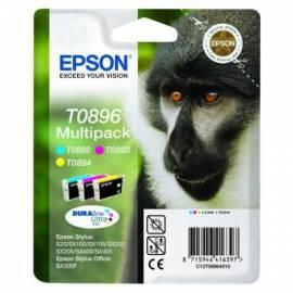 EPSON T0896 Inkjet-Patronen, 3, 5 (C13T08964010) blau/gelb/rosa