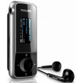 MP3-Player PHILIPS SA1MXX02KN schwarz/silber