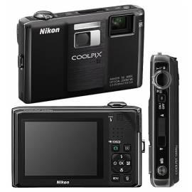 Die NIKON Coolpix S1000pj Digitalkamera Schwarz